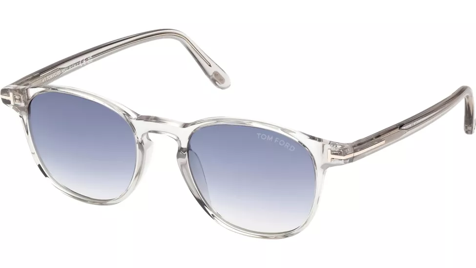 Tom Ford HOLT-02 (FT1302-20W) 50 | Unisex Şeffaf Güneş Gözlüğü